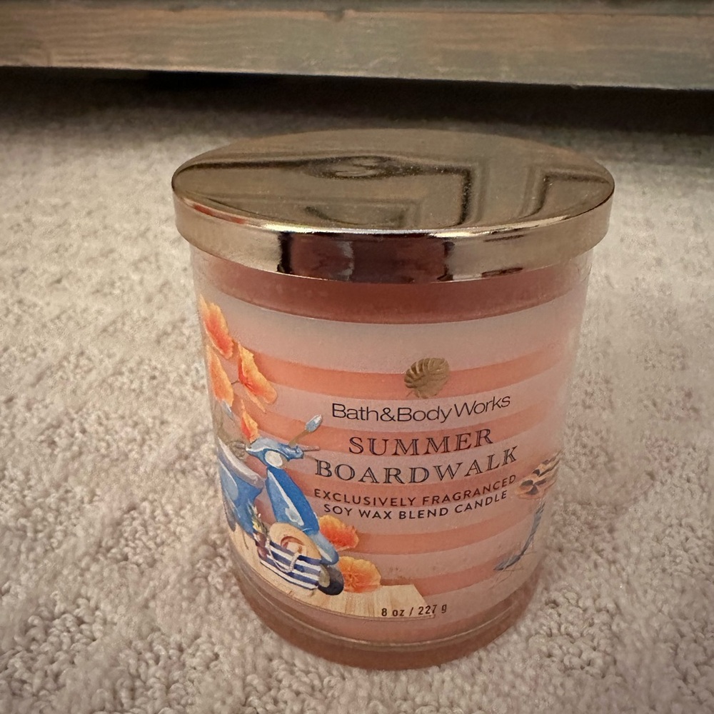 NEW Bath & Body Works Summer Boardwalk Candle